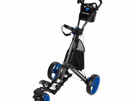 Founders Club Swerve 3 Wheel Golf Cart - Charcoal Blue Discount