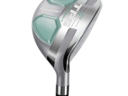 PowerBilt Golf TPS Blackout Ladies Hybrid Utility Clubs Supply