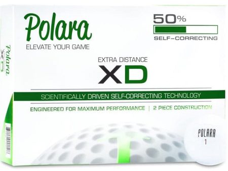 Polara XD - Extra Distance - 50% Self Correcting Golf Balls Cheap