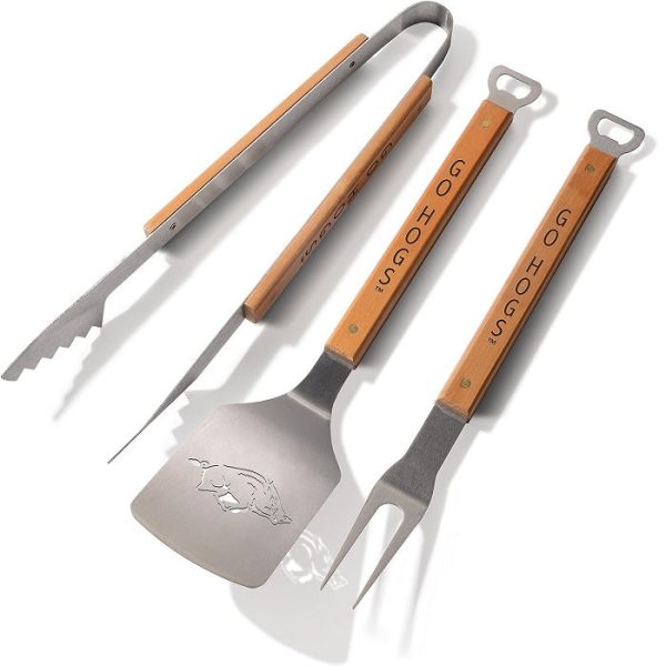 NCAA 3-Piece BBQ Grill Set Hot on Sale