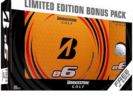 Bridgestone e6 Limited Edition Bonus Pack - White Cheap