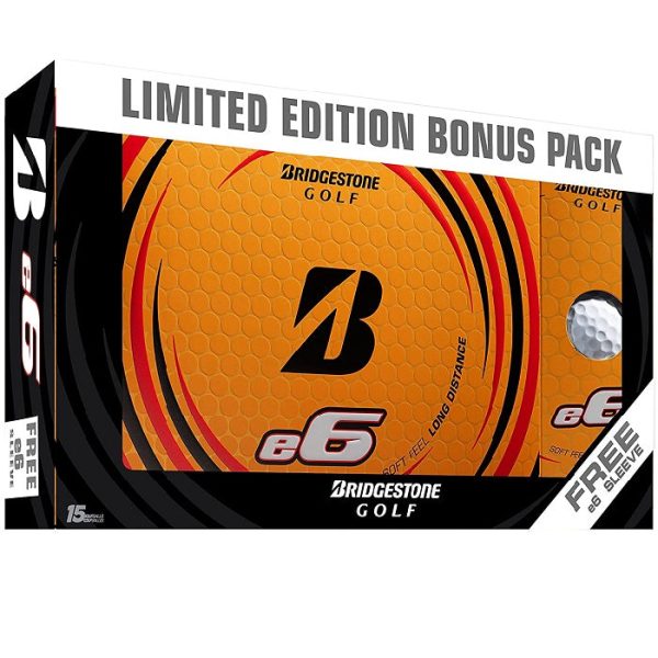 Bridgestone e6 Limited Edition Bonus Pack - White Cheap