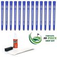 Avon Chamois - 13 piece Golf Grip Kit (with tape, solvent, vise clamp) - BLUE Online Hot Sale