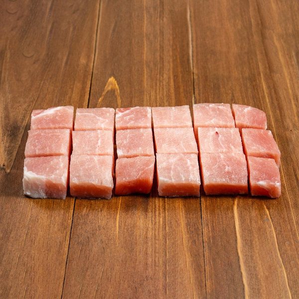 USA Pork Loin Cube Boneless [Previously Frozen]  (200g) Online