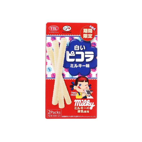 YBC Picola Biscuit Stick - Fujiya Milky Candy Flavor  (49g, 10pcs) Online Hot Sale