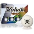 CaddiesShack Custom Jolly Rogers Skull & Crossbones Volvik Vivid Matte Golf Balls - Sleeve Online now