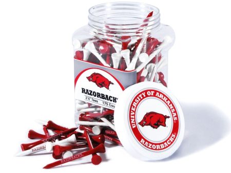 Arkansas Razorbacks 175 count Tee Jar - 2.75 inch For Cheap