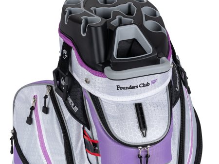 Women s Founders Club 3rd Generation Premium Organizer 14 Way Golf Cart Bag - Purple Cheap