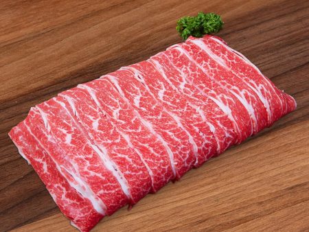 USA Frozen Prime Beef Short Rib Boneless for Shabu Shabu  (1pack) Fashion