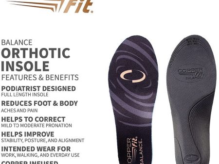 Copper Fit Balance Orthotic Insoles Sale