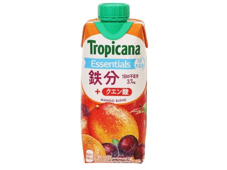 TROPICANA Essentials Iron Mango Blend Juice Drink  (330mL) Online now