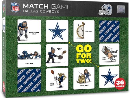 You the Fan! NFL Dallas Cowboys Memory Match Game on Sale