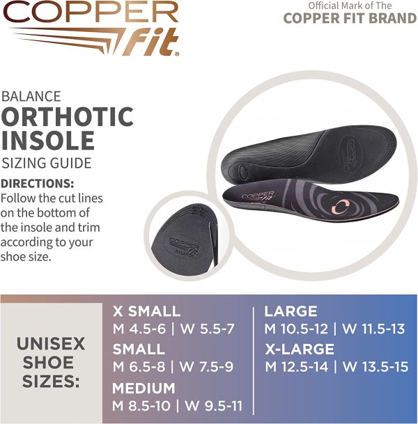 Copper Fit Balance Orthotic Insoles Sale