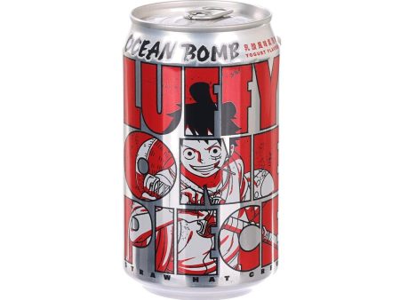 YHB OCEAN BOMB Yogurt Flavour Sparkling Water - One Piece Luffy [Can]  (330mL) Hot on Sale