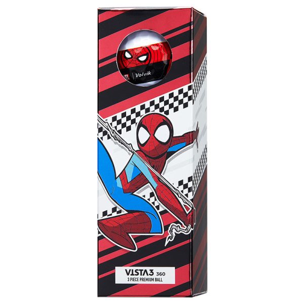 Volvik Marvel Spiderman Vista3 360 Golf Balls Online