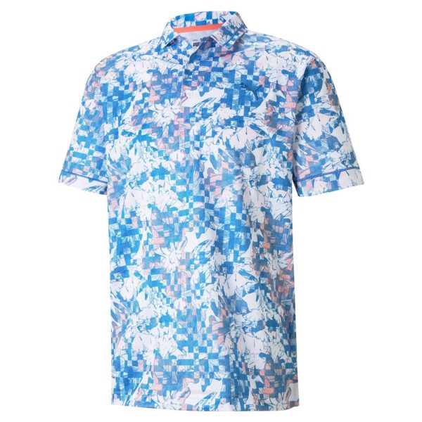 Puma Tech Pique Botanical Golf Polo Discount