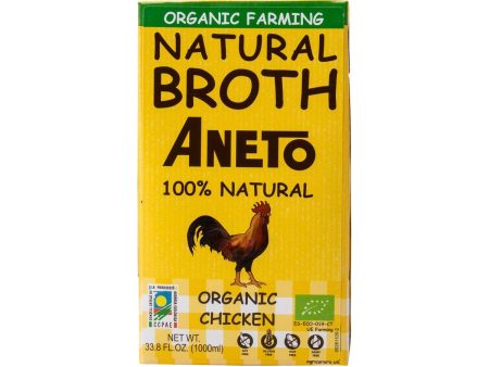 ANETO Organic Chicken Broth  (1000mL) Online Hot Sale