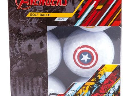 Avengers Golf Balls Mixed 6 pack Cheap