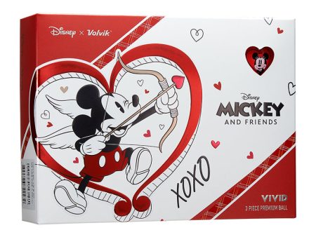 Disney Mickey LOVE Volvik Vivid Golf Balls Online Sale