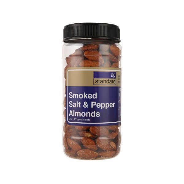 AG STANDARD Smoked Salt & Pepper Almonds  (252g) Fashion