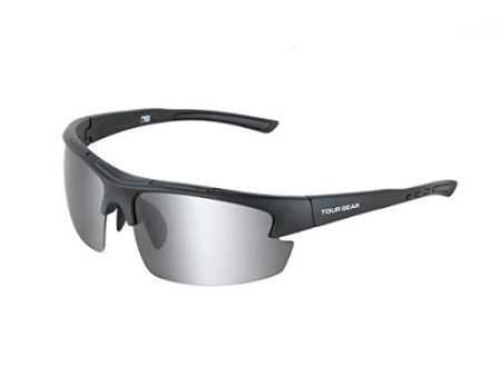 Tour Gear Men s Semi-Rimless Sunglasses - Matte Black For Discount