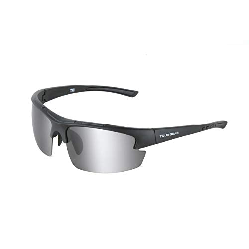 Tour Gear Men s Semi-Rimless Sunglasses - Matte Black For Discount