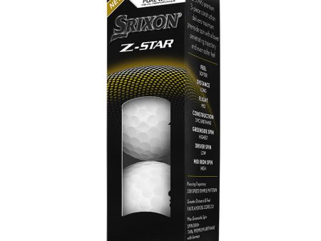 Srixon Z-Star Tour Golf Balls - Sleeve Online now