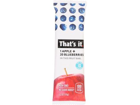 THAT S IT Fruit Bar - Apple and Blueberry  (35g) Online