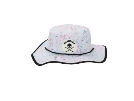 White Paint Bucket Hat For Discount