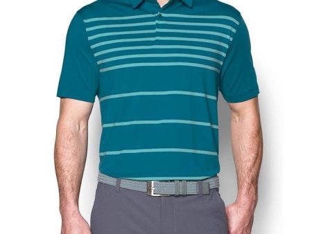 Under Armor Men s CoolSwitch Brassie Stripe Polo Golf Shirt Online