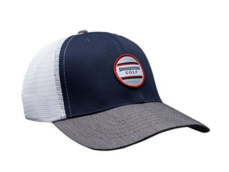 Bridgestone Men s Polymesh Trucker Snapback Cap on Sale