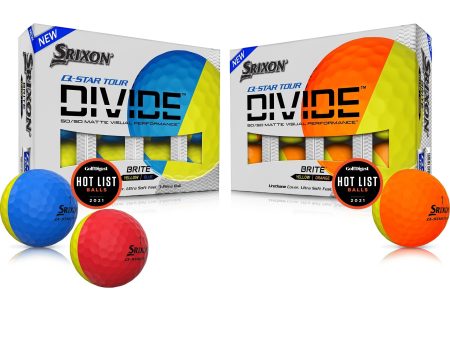 Srixon Q-Star Tour Divide Golf Balls - Sleeve Sale