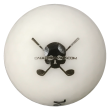 CaddiesShack Custom Jolly Rogers Skull & Crossbones Volvik Vivid Matte Golf Balls - Sleeve Online now