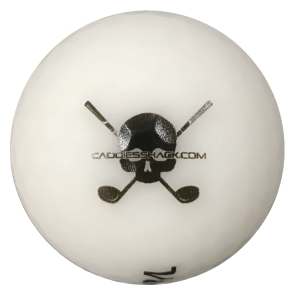 CaddiesShack Custom Jolly Rogers Skull & Crossbones Volvik Vivid Matte Golf Balls - Sleeve Online now