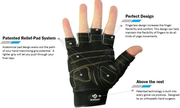 Bionic Women s BEASTMODE Half-Finger Fitness Gloves Hot on Sale