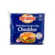 PRESIDENT Processed Cheese Slices - Cheddar  (200g) Sale