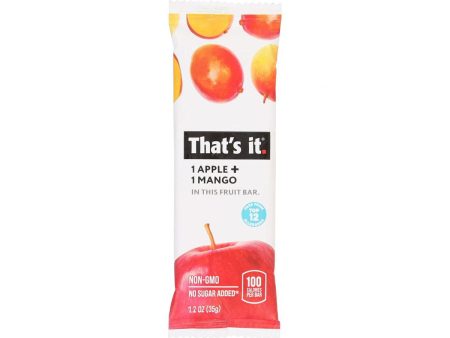 THAT S IT Fruit Bar - Apple and Mango  (35g) on Sale