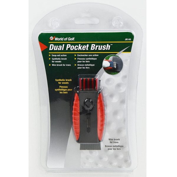 Dual Pocket Brush - Jef World of Golf Online Hot Sale