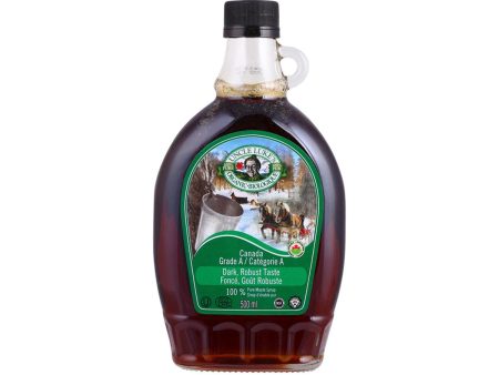 UNCLE LUKE S Organic Grade A Maple Syrup - Dark  (500mL) Sale