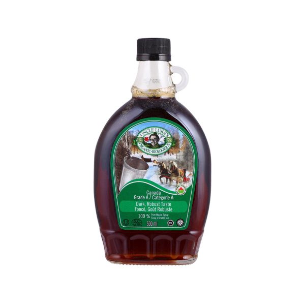 UNCLE LUKE S Organic Grade A Maple Syrup - Dark  (500mL) Sale