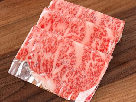 YAMAGATA GYU Japan Yamagata Chilled A5 Grade Wagyu Beef Striploin for Sukiyaki  (200g) Cheap