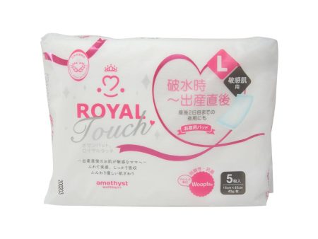 AMETHYST Royal Touch Sanitary Pad - Large  (5pcs) For Discount