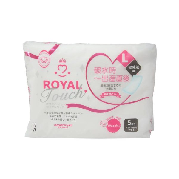 AMETHYST Royal Touch Sanitary Pad - Large  (5pcs) For Discount