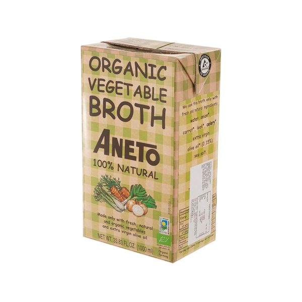 ANETO Organic Vegetable Broth  (1000mL) Hot on Sale