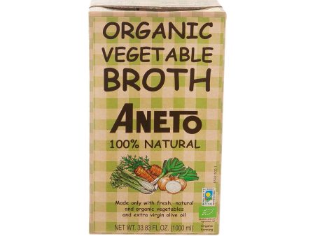 ANETO Organic Vegetable Broth  (1000mL) Hot on Sale