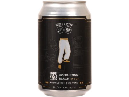 YOUNG MASTER Hong Kong Black Stout (Alc 5%) [Can]  (330mL) Cheap