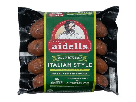 AIDELLS Italian Style Smoked Chicken Sausage with Mozzarella  (340g) Sale